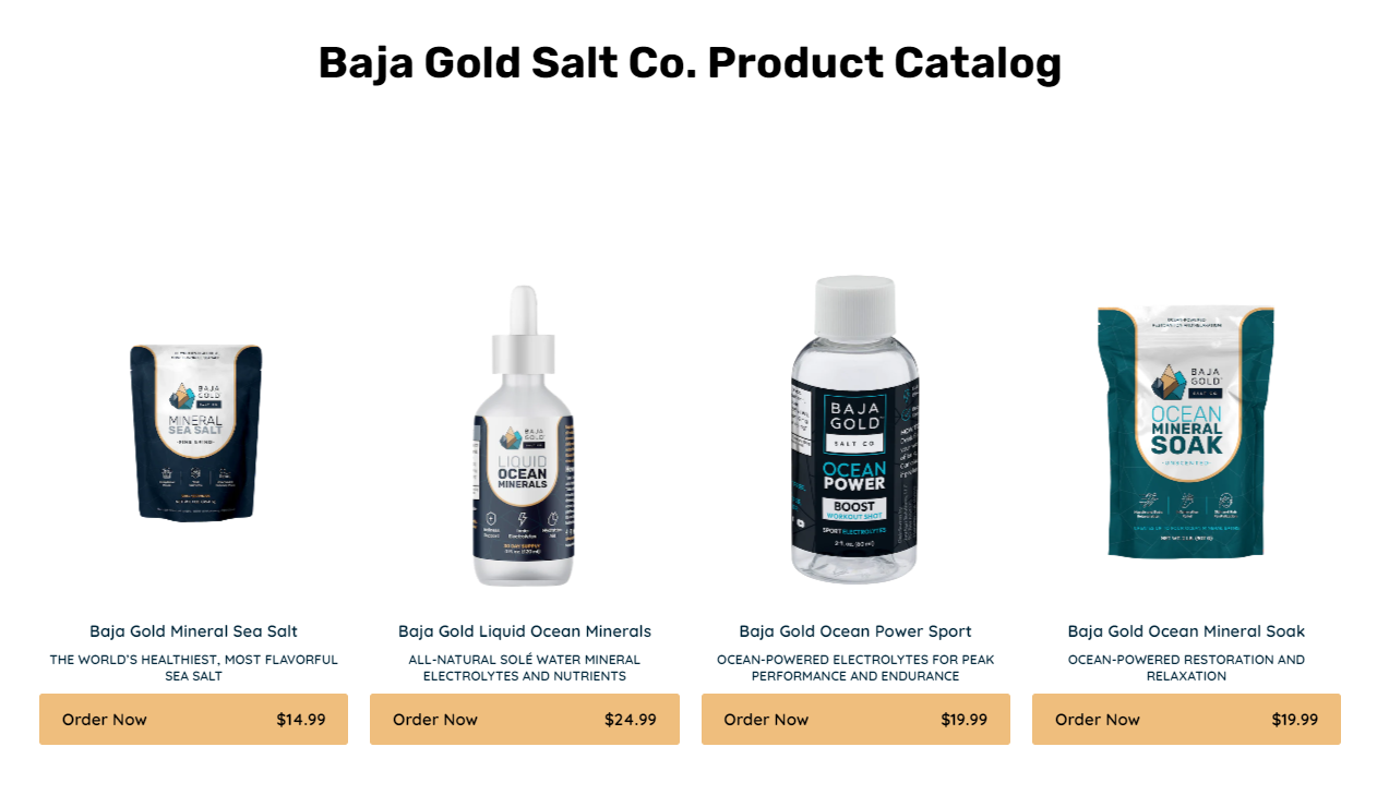 Introducing Baja Gold's All-New Products!