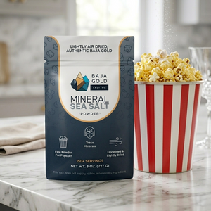 Baja Gold Mineral Sea Salt Powdered Popcorn Salt